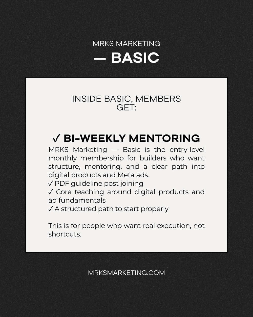 MRKS Marketing — Basic