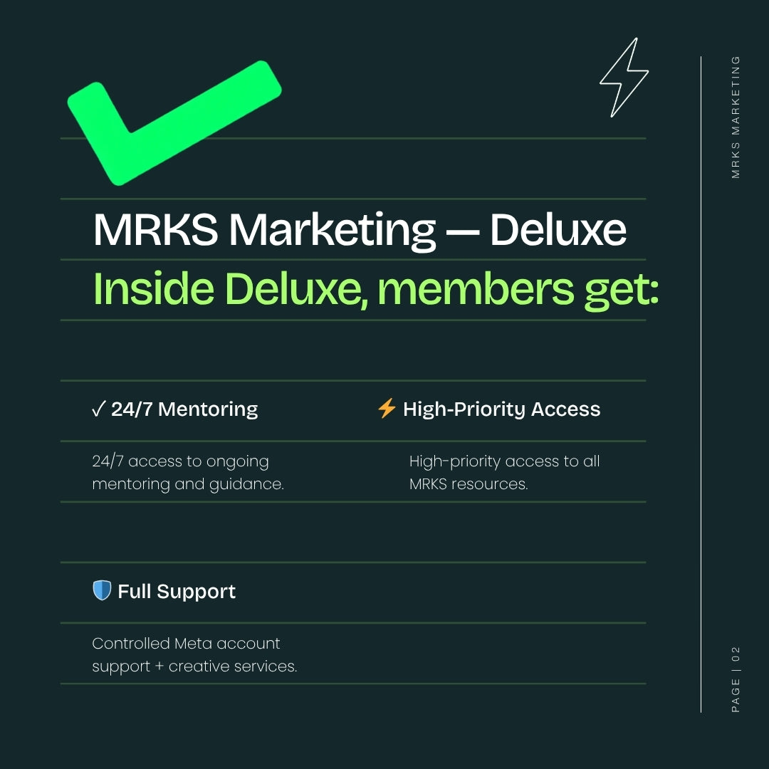 MRKS Marketing — Deluxe